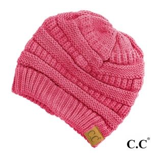 CC Winter Beanie Original Authentic Hat - C. Pink